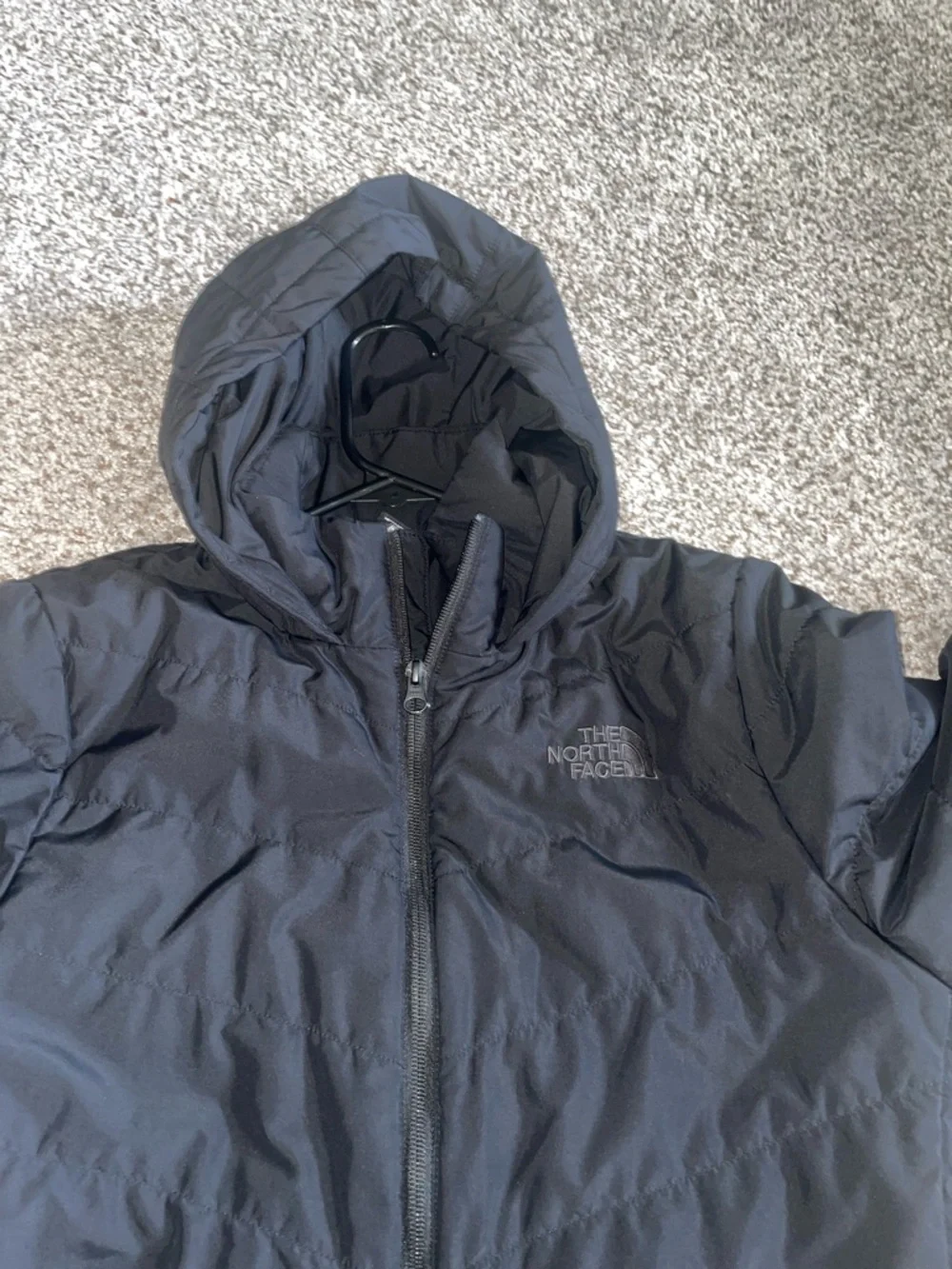 The North Face Black Hooded Puffer Jacket